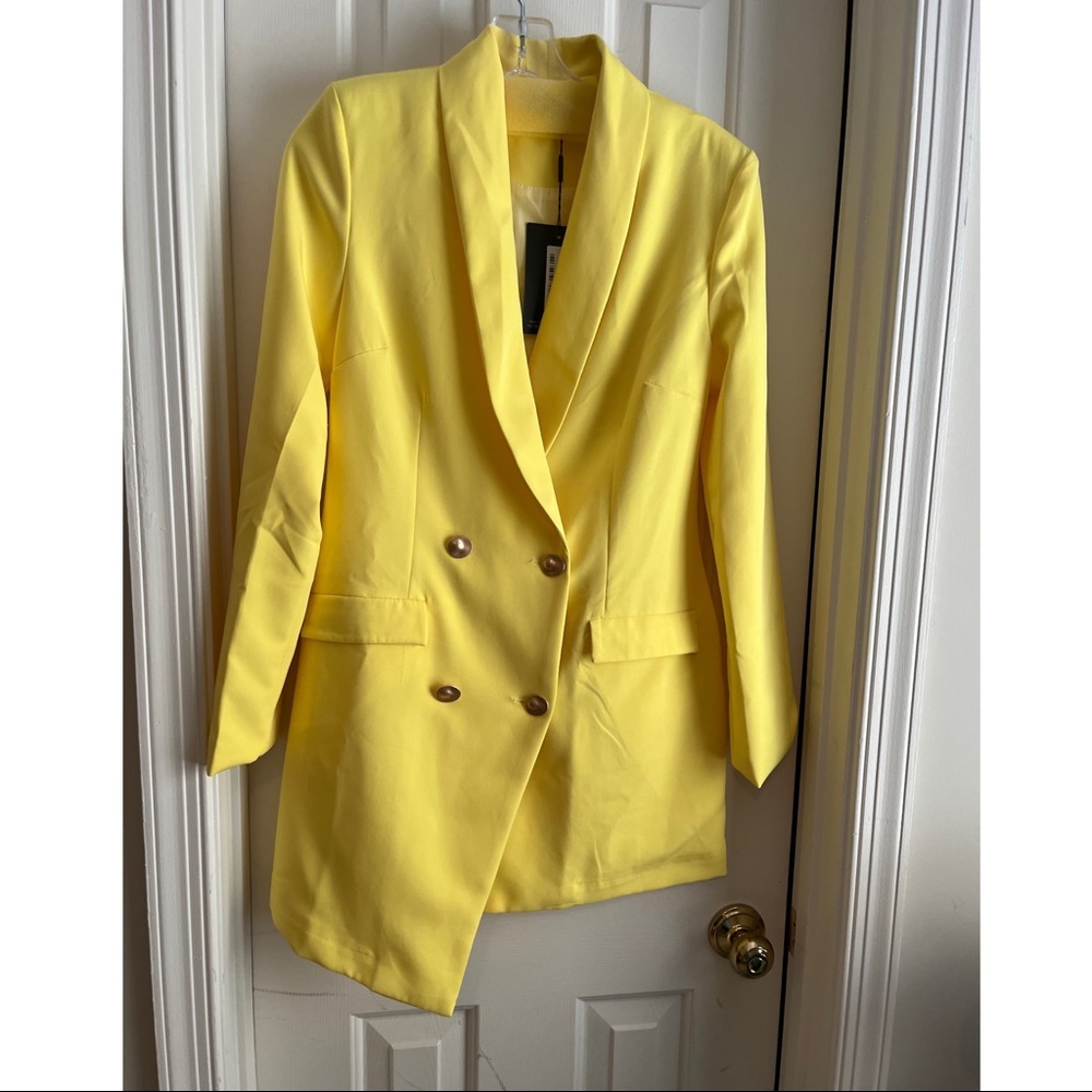 Yellow Coat Dress